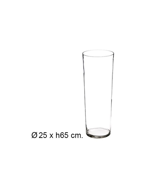 VASO CONICO VETRO H70 D22