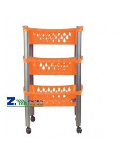 CARRELLO P/FRUTTA 4P ROSSO