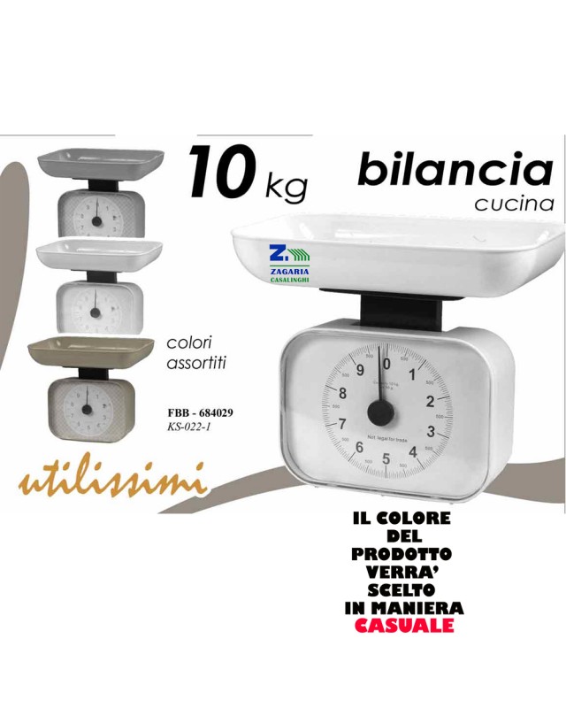 BILANCIA DA CUCINA MECCANICA ALESSIA 5KG