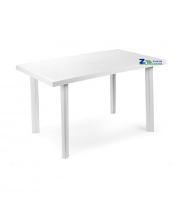 Tavolo plastica bianco da giardino 70x70cm per esterno salvaspazio