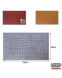 ZERBINO MEZZALUNA CIPRO PP/GOMMA 45X75 CM