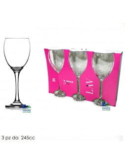 SET 18 BICCHIERI BOUQUET IN VETRO PER USO QUOTIDIANO COLORATI BORMIOLI  8004360031409