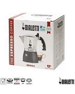 Bialetti Caffettiera New Brikka 2023, 2 Tazze, Espresso Cremoso