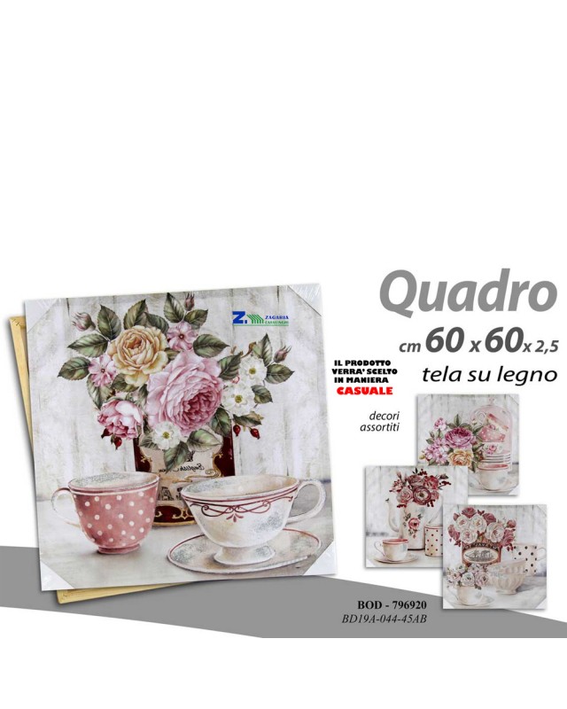 QUADRO 60X60X2 5 ASS