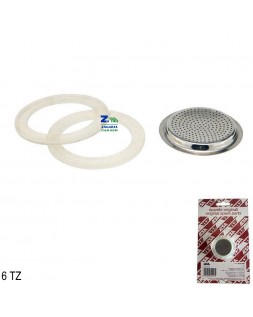 SET 4 PEZZI GUARNIZIONE 3 TAZZE PER CAFFETTIERA VEV MOKA OFFERTA  INTROVABILE