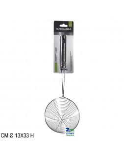 Schiumarola unipezzo inox diametro 14cm